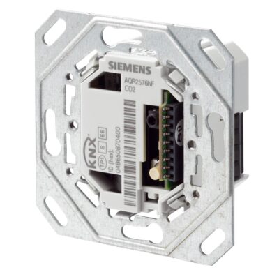 AQR2570NF – Módulo base para medición de temperatura y/o humedad, con 1 Entrada analógica NTC10k y 2 entradas multifuncionales, KNX PL-Link, diseño EU.