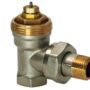 VEN215 - Válvula de radiador de 2 vías en ángulo, NF, sistema de 2 tubos, PN10, DN15, kvs 0,10...0,89 m³/h.