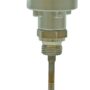 FT-TP/100 - Sonda pasiva de temperatura de conducto para alta temperatura con sensor Pt100, rango -70..260 ºC, longitud de capilar 100 mm. No necesita protección, IP65.