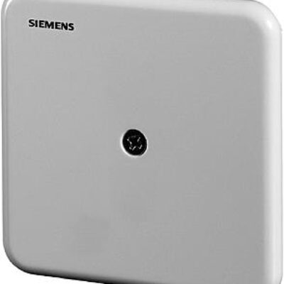 QAA64 – Sonda de temperatura ambiente para montaje en caja de empotrar, IP40, LG-Ni1000,, rango de utilización 0…50 °C.