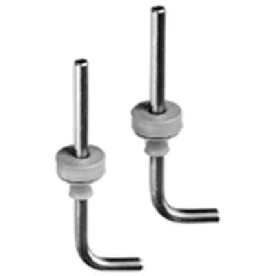FK-PZ2 – Accesorios para usar con sondas de presión diferencial. Conjunto de 2 tomas de presión de aluminio con orificio de restricción y brida de montaje.
