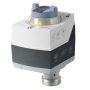 SAT31.008 - Actuador eléctrico válvulas unidades terminales potenciadas, IP54/300N, mando manual, carrera 5,5 mm, tiempo 8 sg.