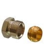 racor de compresión AVN15-15, AVN15-15 - Racor compresión 1/2", cobre/acero calibrado 15 mm.