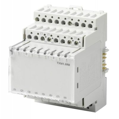 TXM1.8RB – Módulo TX-I/O de 8 salidas de relé para control de persianas.