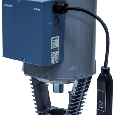 SKB62/MO – Actuador electro-hidráulico 2800N carrera 20 mm, control modulante modbus, muelle de retorno, 24 VCA, IP54, posicionamiento 120s abrir 10s cerrar, Tª del medio-25.. 150 °C.