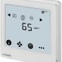 RDF870KN - Controlador de ambiente KNX con pantalla táctil y montaje empotrado, display y consignas para PM2.5 y IAQ.