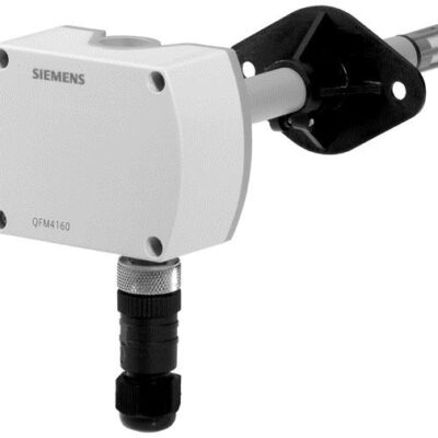 QFM4171 – Sonda de precisión combinada (Hr+T) para conducto, ambas señales activas 4…20 mA, con certificado de calibración.