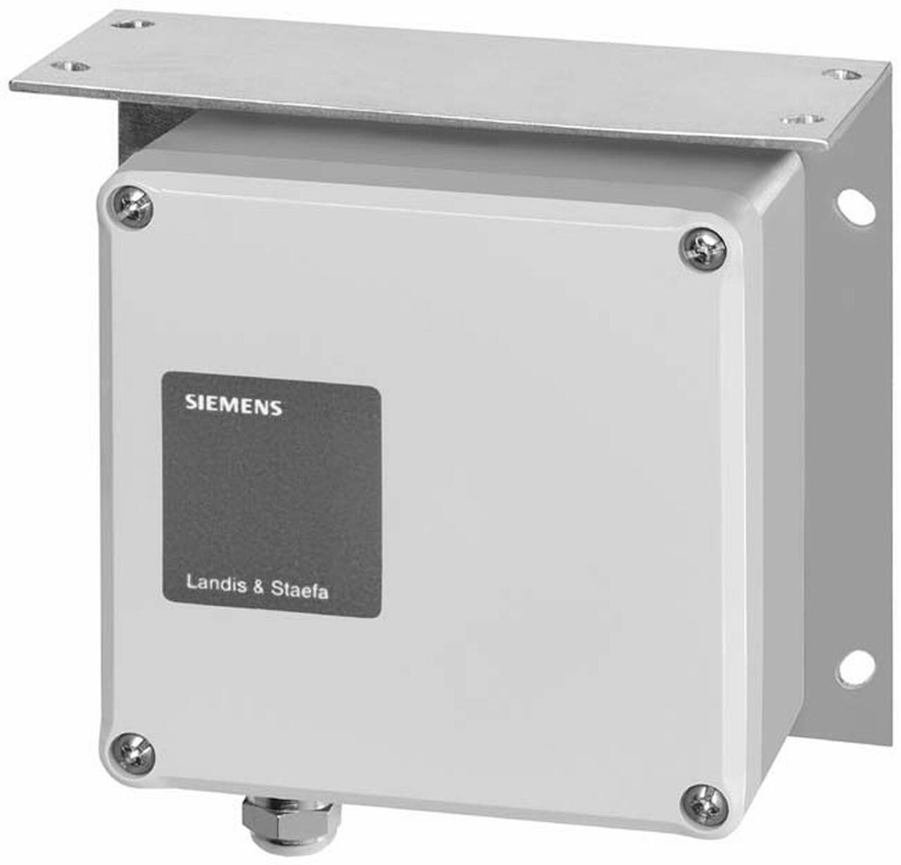QBE61.3-DP10 - Sonda de presión diferencial IP54, para líquidos y gases ligeramente agresivos.