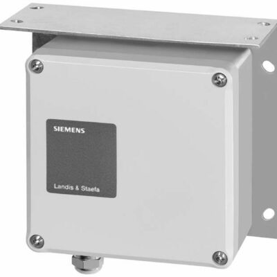 QBE61.3-DP5 – Sonda de presión diferencial IP54, para líquidos y gases ligeramente agresivos, alimentación 24 VCA, señal 0..10 VCC, rango 0..5 bar, -15…80 ºC.