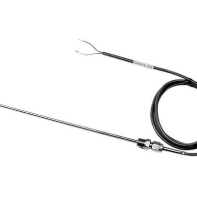 QAE1020.024 – Sonda pasiva de temperatura de inmersión con sensor LG-Ni1000 rango -5..105 ºC, PN16, conexión R1/4″, inmersión de 15 a 240 mm.