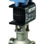 MXG461S25-8.0 - Válvula magnética tres vías mezcladora en inoxidable, control modulante para control agua enfriada y caliente.