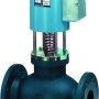 M3P100FY - Válvula de tres vías mezcladora. Control modulante con actuador magnético para control de agua enfriada y caliente.