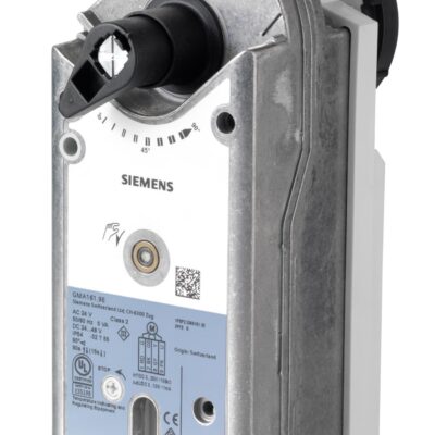 GMA161.9E – Actuador válvula de bola hasta DN50, 7 Nm, con muelle de retorno, IP54, control proporcional 0…10 VCC, alimentación 24 VCA/CC.