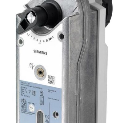 GMA131.9E – Actuador válvula de bola hasta DN50, 7 Nm, con muelle de retorno, IP54, control 2-3 puntos, alimentación 24 VCA/CC, sin contactos auxiliares, recorrido de 90/15s.