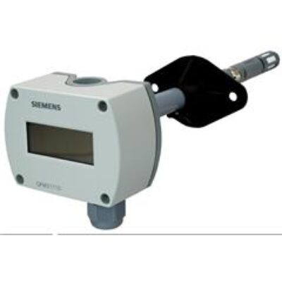 QFM3171D – Sonda de precisión de conducto combinada para humedad relativa y temperatura, señales activas 4…20 mA, con display.
