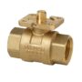 VAI60.20-22 - Válvula bola 2 vías T/N para uso en circuito cerrado. Tª del medio -10…+120 ºC, PN40, rosca interna, DN20 Kv=22 m³/h.