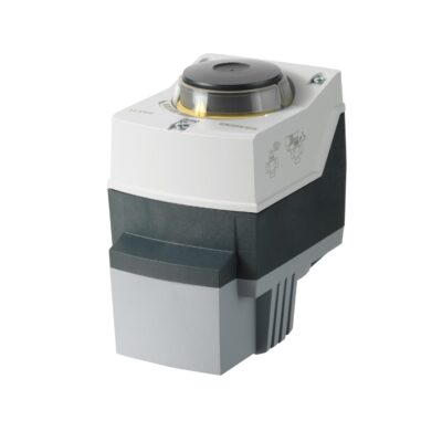 SAT61.51 – Actuador eléctrico 300N, carrera 5,5 mm, control proporcional, alimentación 24 VCA/CC. IP54, posicionamiento 15s. abrir 8 cerrar. Con muelle. Tª del medio 1… 150°C.