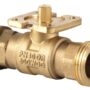 VAG60.25-22 - Válvula bola 2 vías T/N para uso en circuito cerrado. Tª del medio -10…+120 ºC, PN40, rosca interna, DN25 Kvs = 22 m³/h.