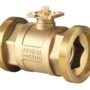 VAG61.50-25 - Válvula bola 2 vías isoporcentual para uso en circuito cerrado. Tª del medio -10…+120 ºC, PN40, rosca externa, DN50 Kvs = 25 m³/h.