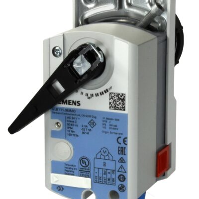 GDB111.9E/MO – Actuador rotativo válvula 5 Nm, sin retorno por muelle, mando manual, cable de 0,9 m, protección IP54, control bus Modbus, alimentación 24 VCA.