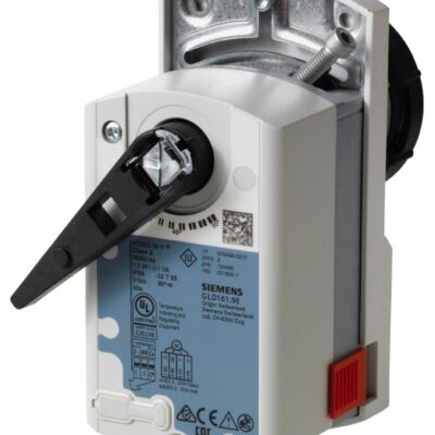 GLD161.9E/MO – Actuador válvula de bola hasta DN50, 8 Nm, sin muelle de retorno, IP54, control proporcional, alimentación 24 VCA/CC, comunicación Modbus.