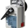 GLD161.9E/MO - Actuador válvula de bola hasta DN50, 8 Nm, sin muelle de retorno, IP54, control proporcional, alimentación 24 VCA/CC, comunicación Modbus.