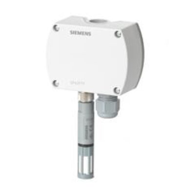 QFA3100 – Sonda de precisión para ambiente, medición humedad relativa señal 0…10 VCC % h.r. 0…100%, alimentación 24 VCA / 13,5… 35 VCC.