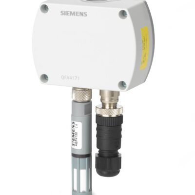 QFA4171 – Sonda de precisión combinada (Hr+T) para ambiente, ambas señales activas 4…20 mA, con certificado de calibración.