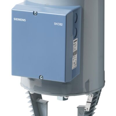 SKC82.61 – Actuador electro-hidráulico 2800N carrera 40 mm, control 3-puntos, 24 VCA, IP54, posicionamiento 120s, 18s cierre (mula), Tª del medio -25… 150 °C.