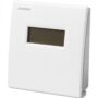 QAA2061D - Sensor de temperatura ambiente, alimentación 24 VCA, DC 13.5...35 V, rango 0..50 ºC, salida 0…10 VCC IP30 Con LCD.