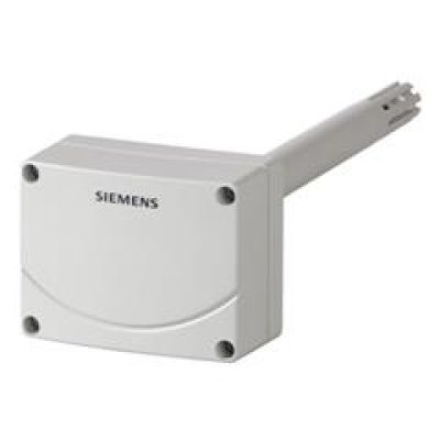 QFM1660 – Sonda básica de conducto combinada para humedad relativa y temperatura, ambas señales activas 0..10 V CC,  IP42.
