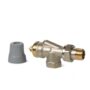 VUN215 - Válvula de radiador de ángulo inverso, NF, sistema de 2 tubos, PN10, DN15, kvs 0,13...0,77 m³/h.