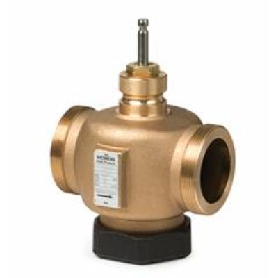 VVG41.15-4K – Válvula de 2-vías, cuerpo de bronce RG5, presión compensada (K), rosca G 1B según ISO 228/1. Temperatura del medio -25…+150 °C. Carrera 20 mm. PN16 – DN15, Kvs 4.