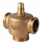 VXG44.32-16 - Válvula de 3-vías, cuerpo de bronce RG5, rosca G 1B según ISO 228/1. Tª del medio +1…+120 °C. Carrera 5,5 mm. PN16 - DN32, Kvs 16 m³/h.