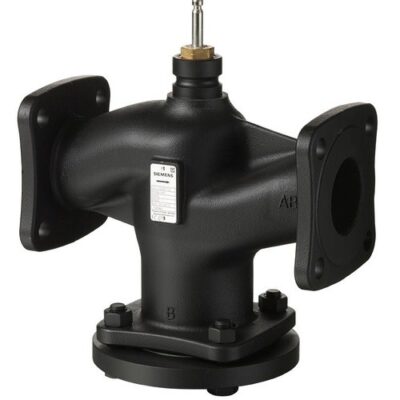 VVF42.125-200 – Válvula asiento 2 vías isoporcentual, embridada, 40 mm recorrido, circuito cerrado, temperatura del medio -10…150 °C, PN16, DN125, Kvs 200 m³/h.