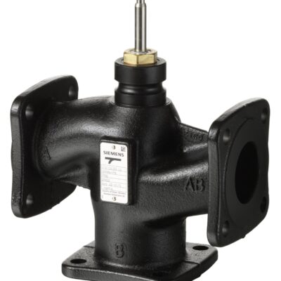 VXF22.100-160 – Válvula asiento 3 vías isoporcentual, embridada, 40 mm recorrido, circuito cerrado, temperatura del medio -10…130 °C, PN6, DN100, Kvs 160 m³/h.