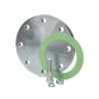 Z155/100 - Brida ciega DN100 conversión de válvulas MXF461../M3P..FY en 2-vías.