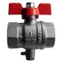 WZT-K1 - Válvula de bola Rp 1" para sonda de temperatura DS M10x1 mm, longitud 27.5 mm o Ø 5.2 x 45 mm.