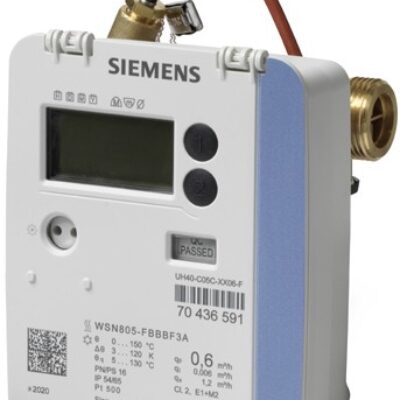 WSM805-FHBAE3A – Contador ultrasónico de energía de calefacción con comunicación M-bus, 110mm, Q=0,6 m3/h, G3/4″, batería de 6 años, 2 entradas de pulsos y sonda Ø5.2 mm.