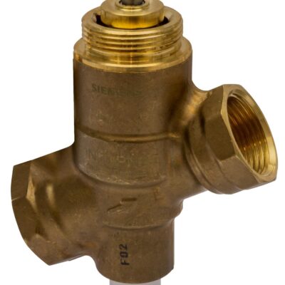 VQI46.20F1.5 – Válvula PICV todo/nada, rosca externa, carrera 4 mm, circuito cerrado, temperatura del medio 1… 90 °C, PN25, DN20, kvs 320…1500l/h, sin tomas.
