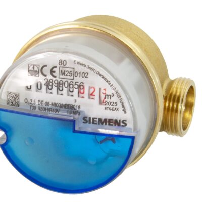 WFK30.E130 – Contador de agua fría, longitud 130mm, Q=4 m3/h, G1″, con módulos de comunicación M-bus y vía radio opcionales.