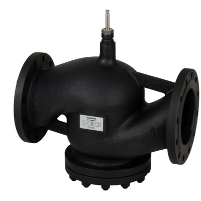VVF53.250-630K – Válvula asiento 2 vías isoporcentual, embridada, 40 mm recorrido, circuito abierto y cerrado, Tª del medio -5…220 °C, PN16, DN250, Kvs 630 m³/h, presión compensada (K).