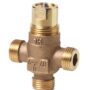 VXP45.10-0.4 - Válvula de 3-vías con cuerpo de bronce RG5 para unidades terminales, conexiones roscadas G1/2B, Tª del medio 1..110 ºC, carrera 5,5 mm, PN16, DN10, Kvs 0,4 m³/h.