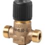 VVP45.10-1 - Válvula de 2-vías con cuerpo de bronce RG5 para unidades terminales, conexiones roscadas G1/2B, Tª del medio 1..110 ºC, carrera 5,5 mm, PN16, DN10, Kvs 1 m³/h.