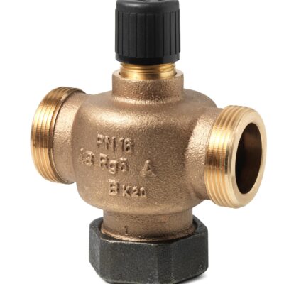 VVP45.32-16 – Válvula de 2 vías roscada, circuito cerrado, Tª del medio 1..110 ºC, carrera 5,5 mm, PN16, DN32, Kvs 16 m³/h.
