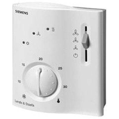 RCC30 – Termostato de ambiente IP30, electrónico para ventilo-convectores a 4-tubos, calor y frío.