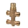 VMP45.10-0.25 - Válvula mezcladora de 3-vías con cuerpo de bronce RG5 para unidades terminales.