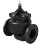 VPF53.200F280 - Válvula PICV embridada, PN25, DN200, 40 mm recorrido. Temperatura medio 1…120ºC.