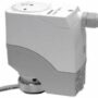 SSA81.1 - Actuador eléctrico 100N, carrera 5 mm, control 3 puntos, alimentación 24 VCA, IP40, posicionamiento 150s, sin muelle, Tª del medio 1... 110°C, con interruptor auxiliar.