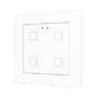 ZVIT55X4W - Tecla 55 X4. Pulsador capacitivo de policarbonato 55x55 - 4 botones - Blanco (marco ZS55 no incluido).